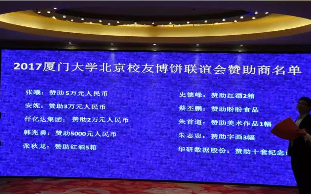 “博餅”是閩南地區有的傳統形式歡慶，此次活動(dòng)以這種形式向母校致以美優(yōu)的祝福，也寄托著(zhù)各地廈人永久母校情和青春回憶的活動(dòng)。